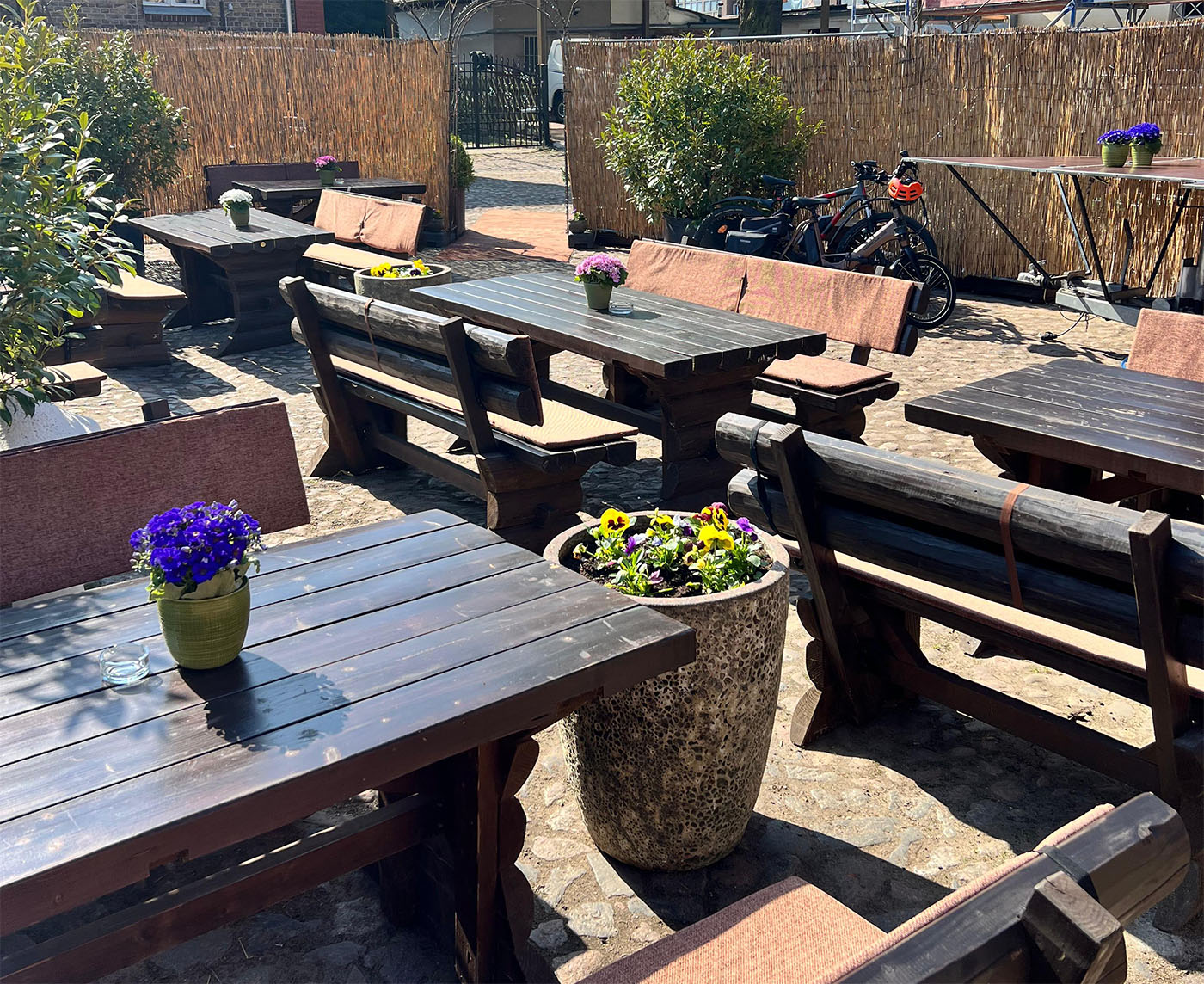 Biergarten in Berlin Rudow