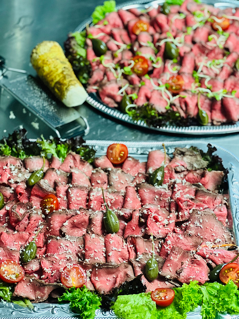 leckere Catering Fleischplatte