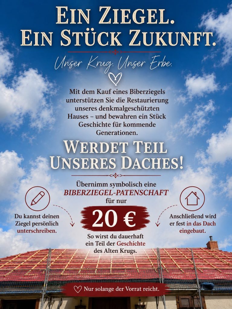 Ein Foto-Banner um Dachziegel zu kaufen für den Krug