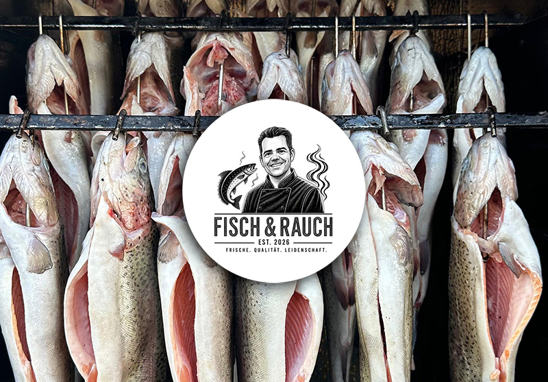 Fische werden geräuchert